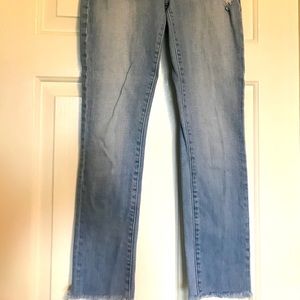 Denim low rise jeans